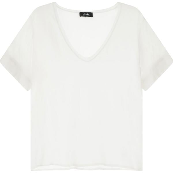t-shirt Dixie bianco