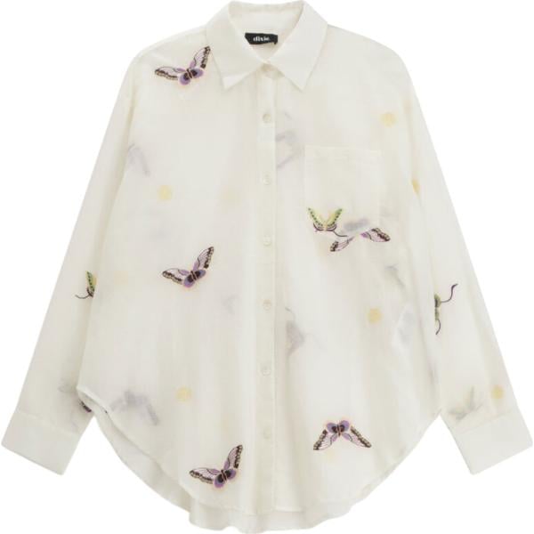 camicie Dixie grigio con stampe