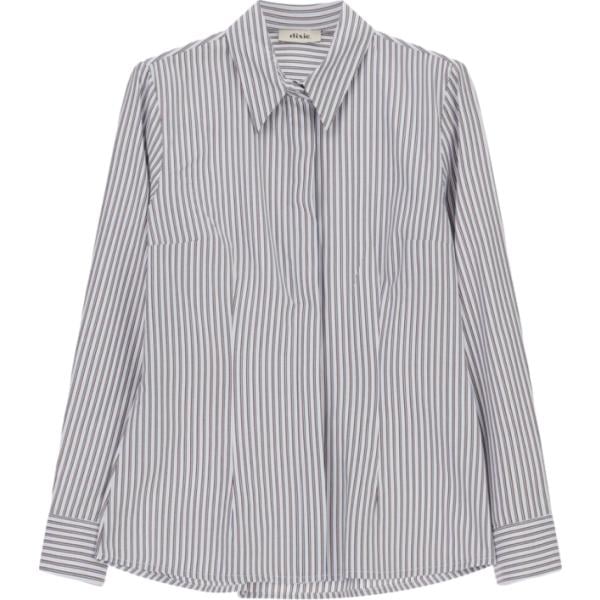 camicie Dixie grigio a righe