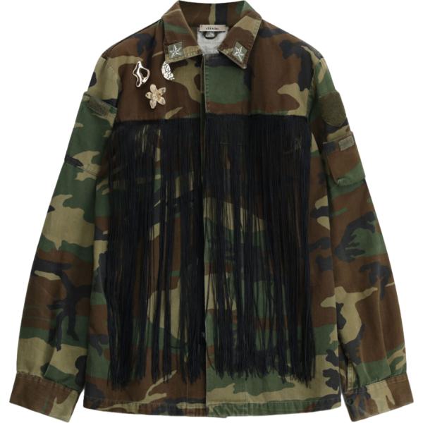 camicie Dixie nero con stampe