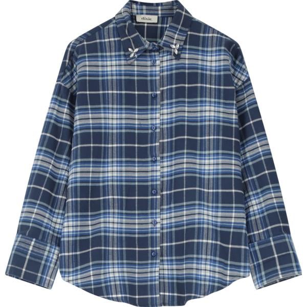 camicie Dixie blu a quadri