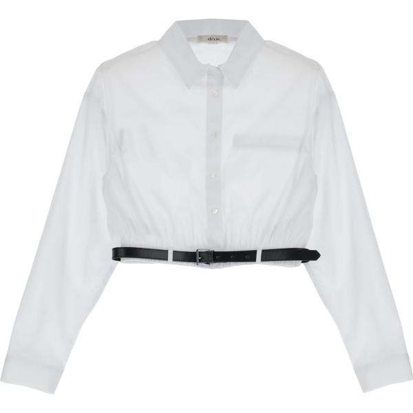 camicie Dixie bianco tinta unita
