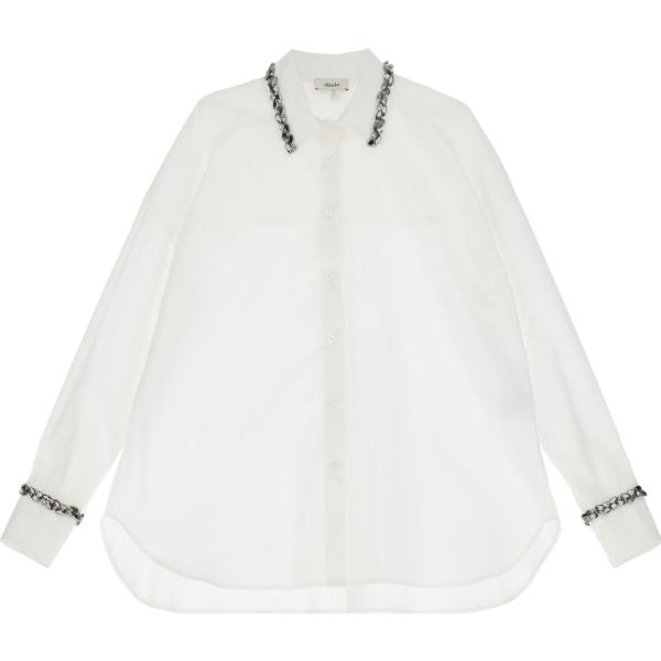 camicie Dixie bianco tinta unita