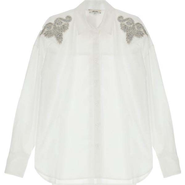 camicie Dixie bianco tinta unita