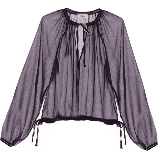 bluse Dixie grigio animalier