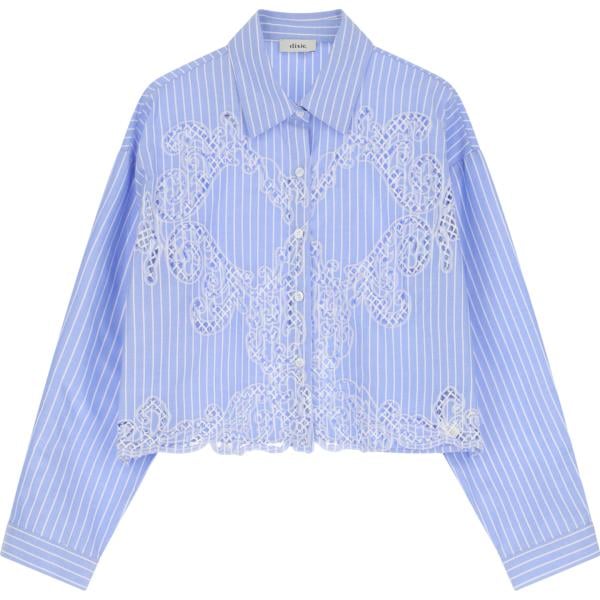 camicie Dixie blu a righe