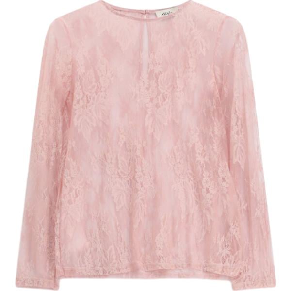 top Dixie rosa a fiori