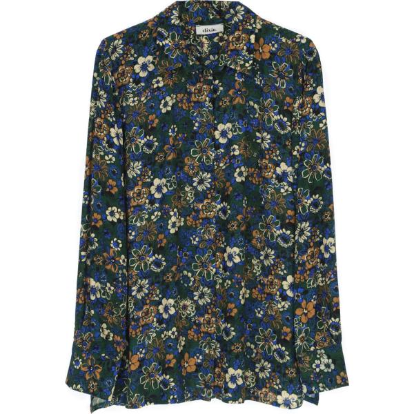 bluse Dixie nero a fiori