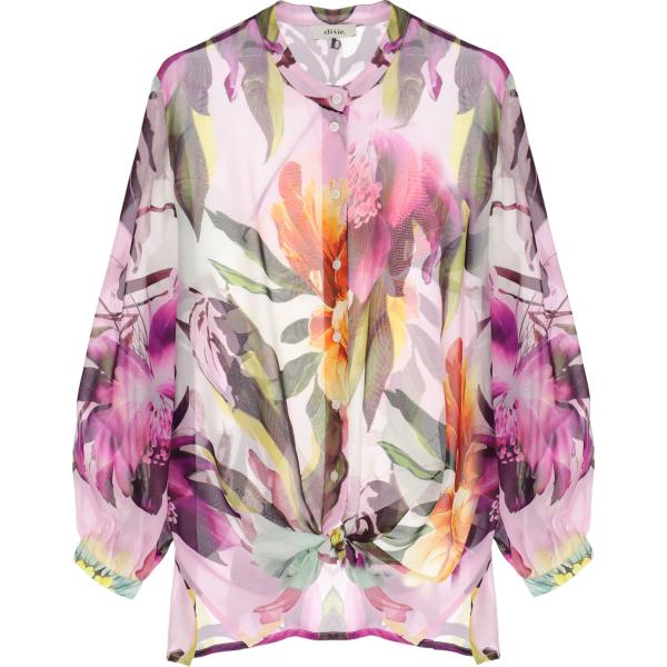 bluse Dixie rosa a fiori