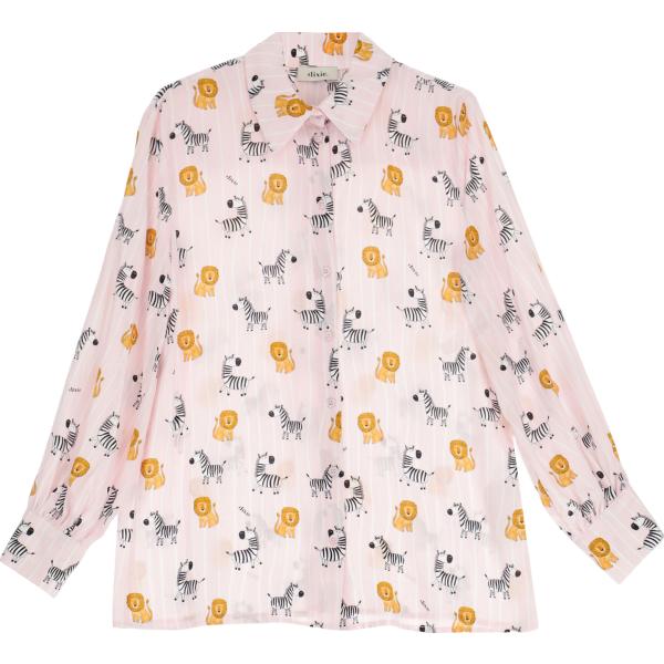 camicie Dixie rosa a righe