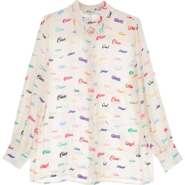 camicie Dixie bianco con stampe