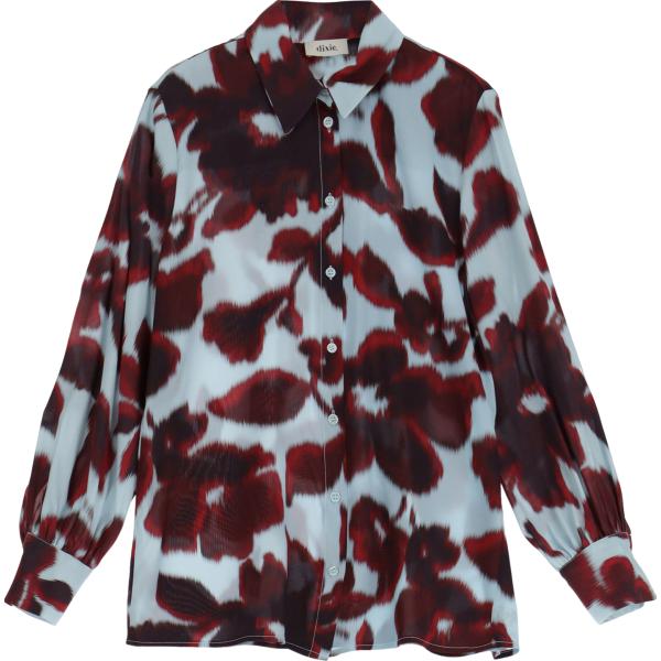 camicie Dixie nero con stampe