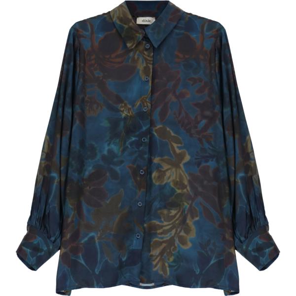 camicie Dixie nero a fiori