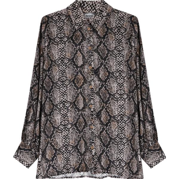 camicie Dixie grigio animalier