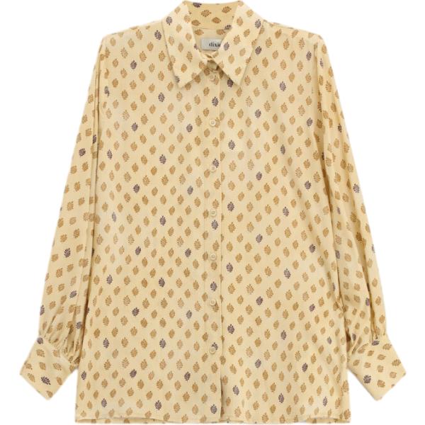 camicie Dixie marrone geometrica