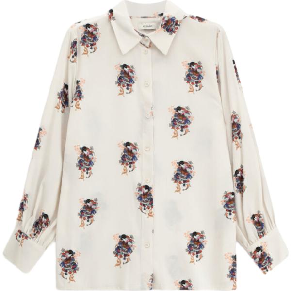 camicie Dixie rosa a fiori