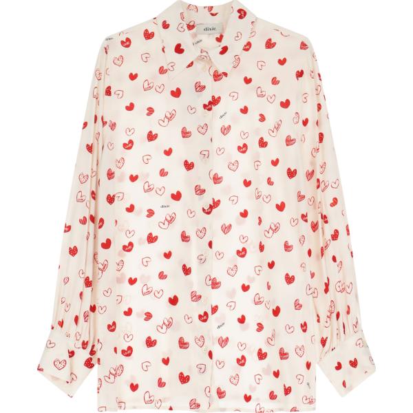 camicie Dixie rosa con stampe