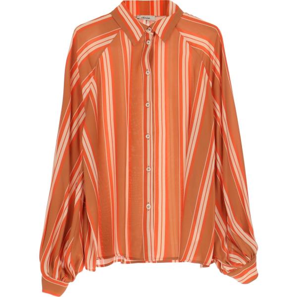camicie Dixie marrone a righe