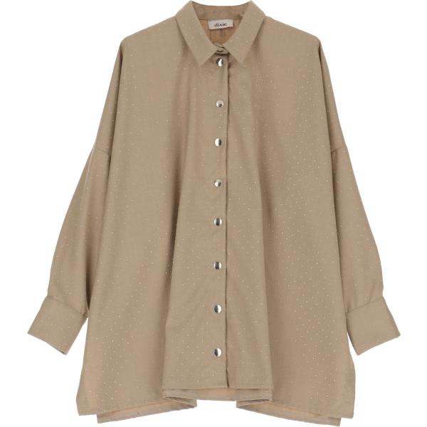 camicie Dixie marrone tinta unita