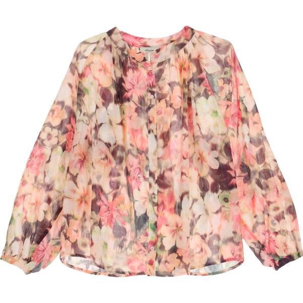 camicie Dixie rosa a fiori