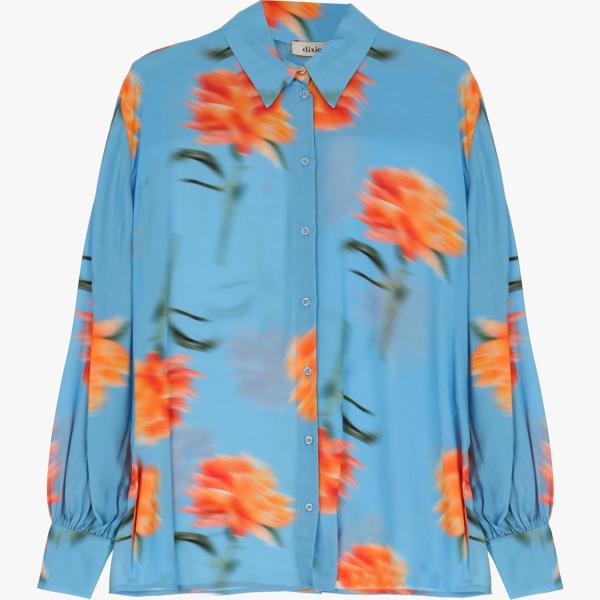 camicie Dixie blu a fiori