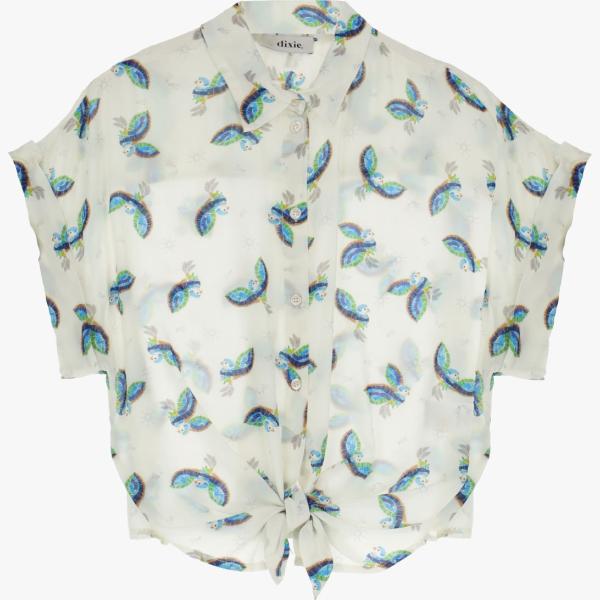 camicie a manica corta Dixie bianco