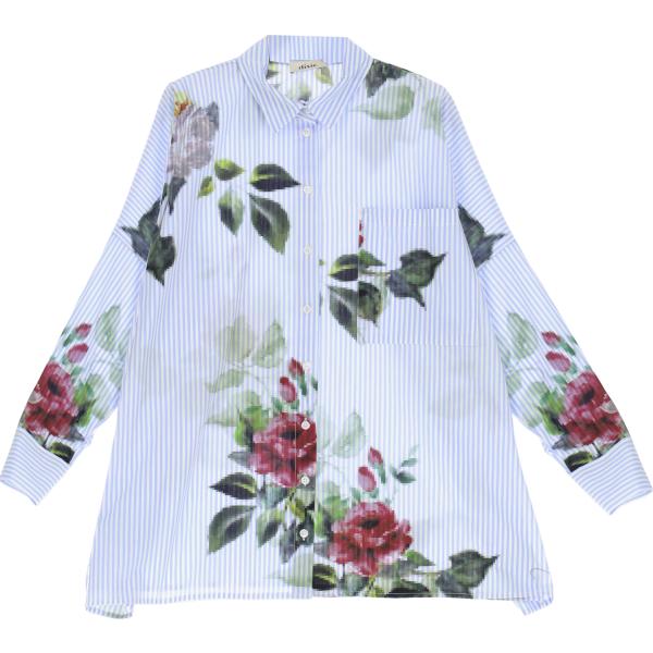 camicie Dixie viola a righe