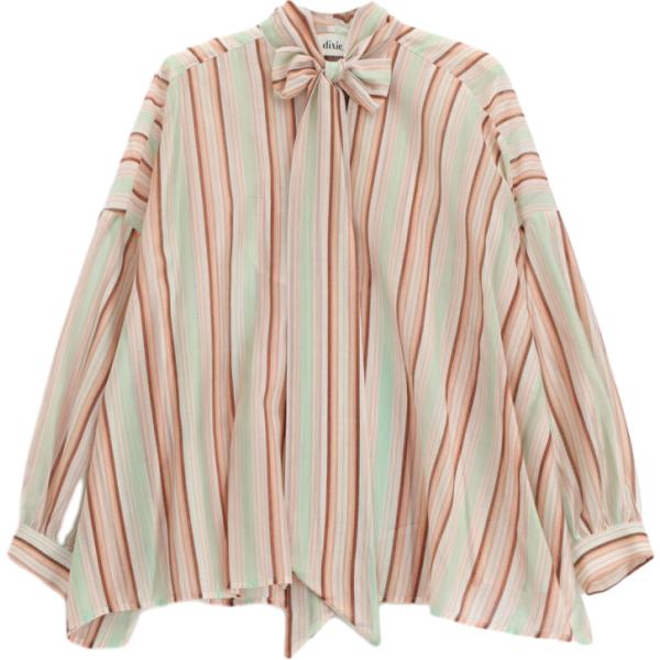camicie Dixie marrone a righe
