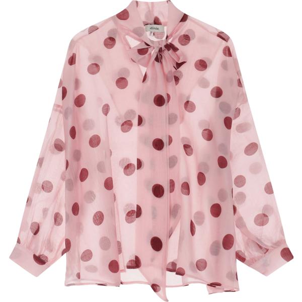 camicie Dixie rosa con stampe