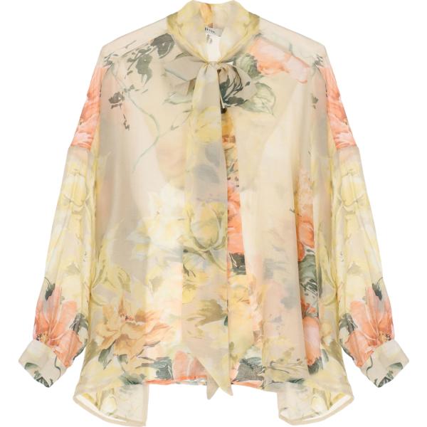 camicie Dixie marrone a fiori