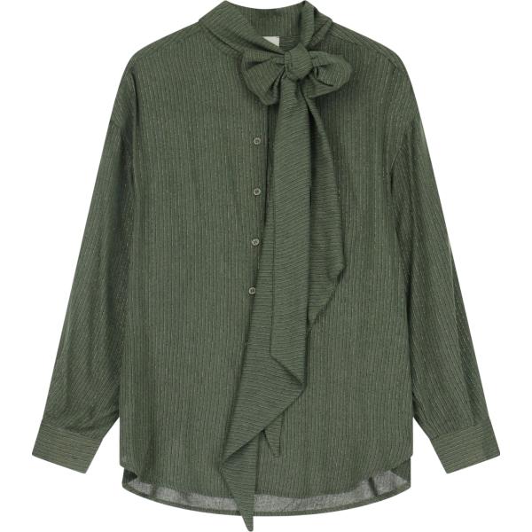 camicie Dixie verde a righe