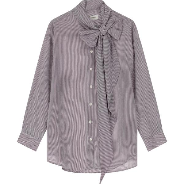 camicie Dixie grigio a righe