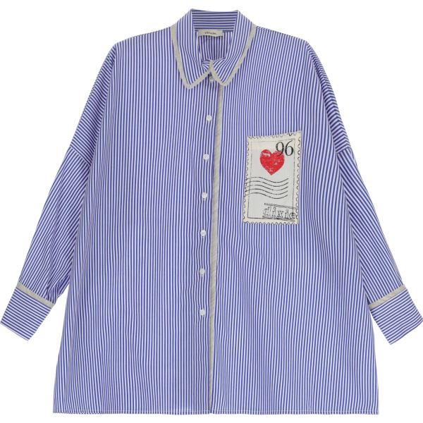 camicie Dixie viola a righe
