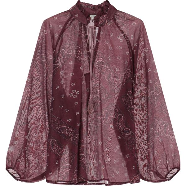 camicie Dixie marrone con stampe