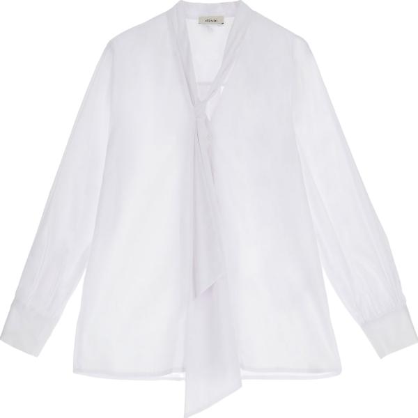 camicie Dixie bianco tinta unita