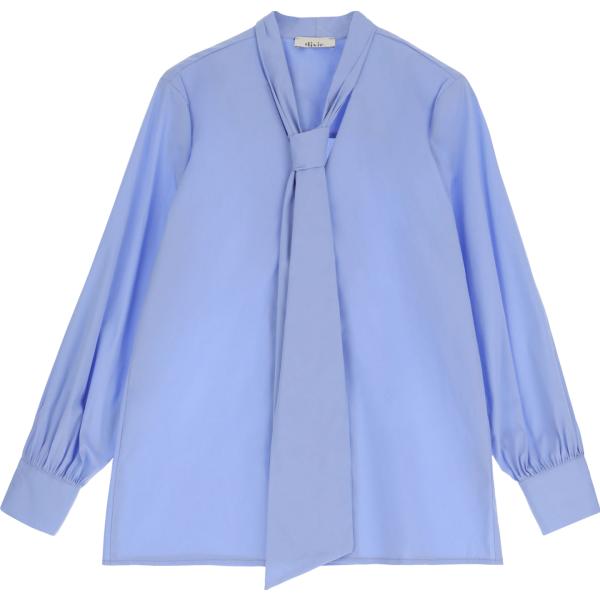 camicie Dixie blu tinta unita
