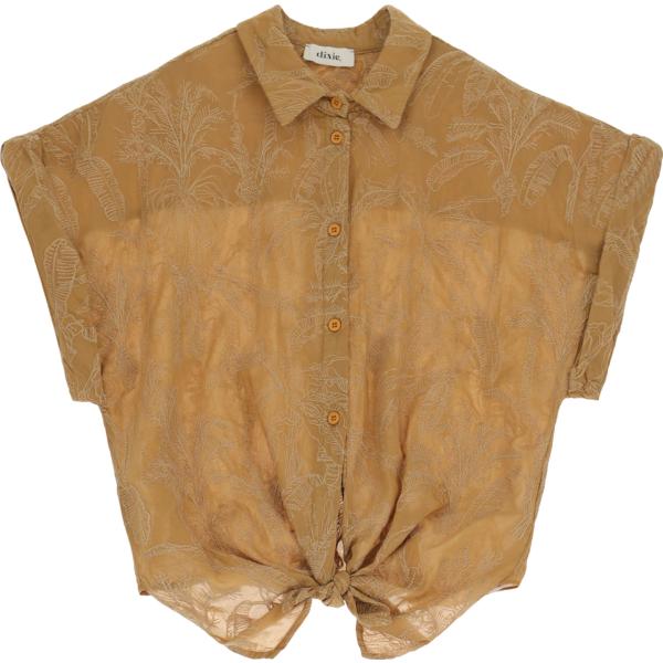 camicie a manica corta Dixie marrone