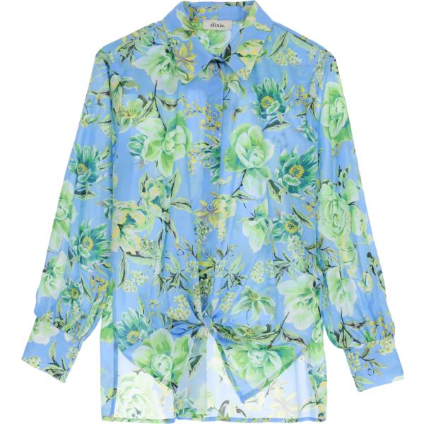 camicie Dixie blu a fiori