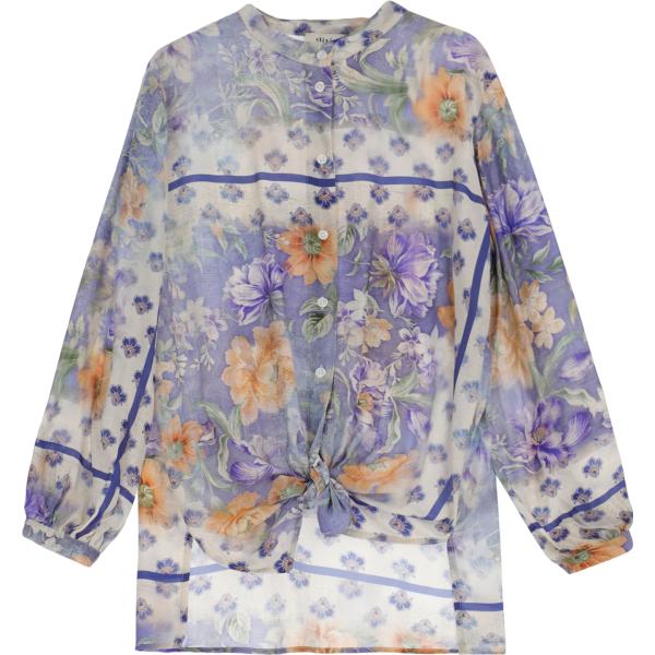 camicie Dixie grigio a fiori