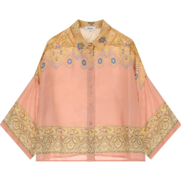 camicie Dixie arancione con stampe