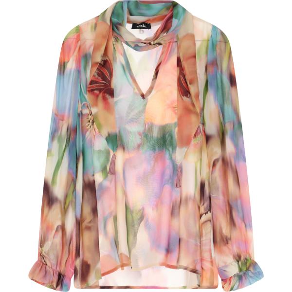 camicie Dixie marrone con stampe