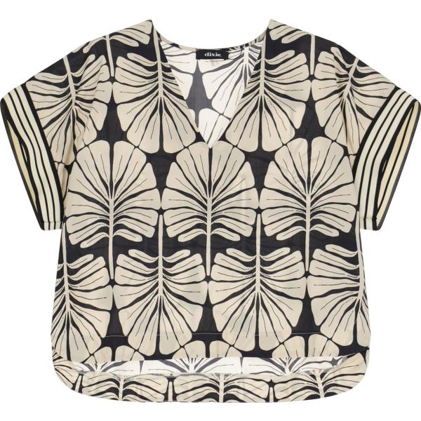 t-shirt Dixie bianco con stampe