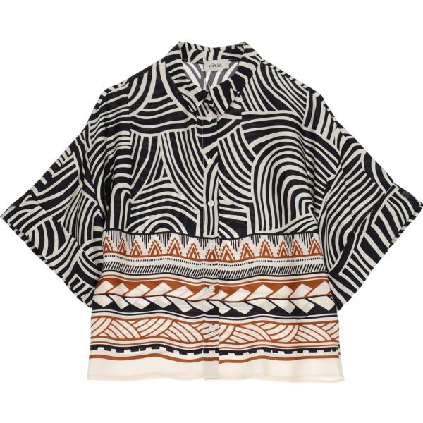 camicie Dixie multicolore geometrica