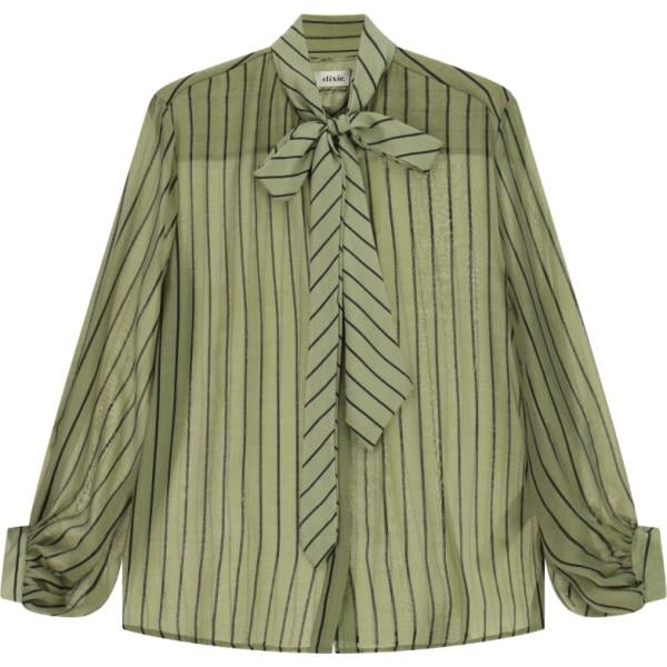 camicie Dixie marrone a righe