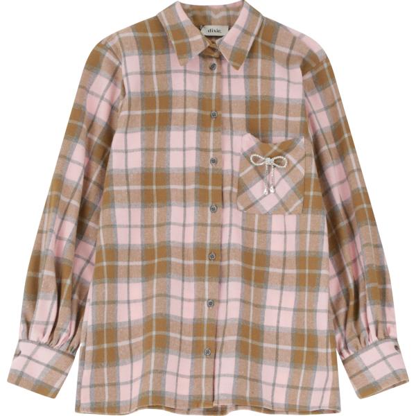 camicie Dixie marrone a quadri