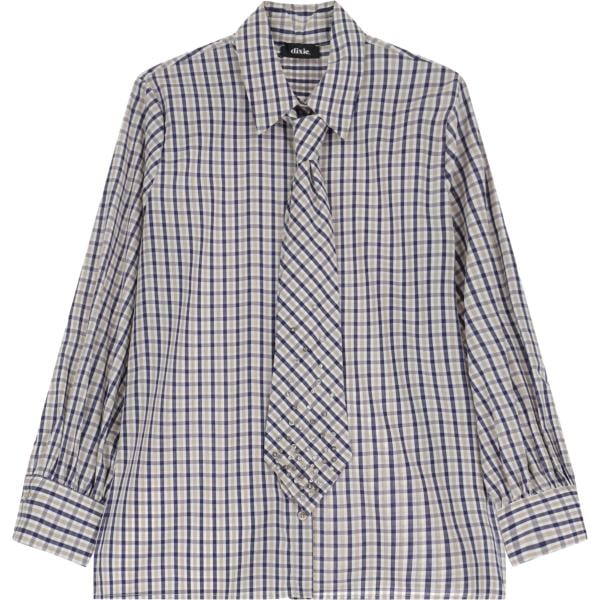 camicie Dixie grigio a righe