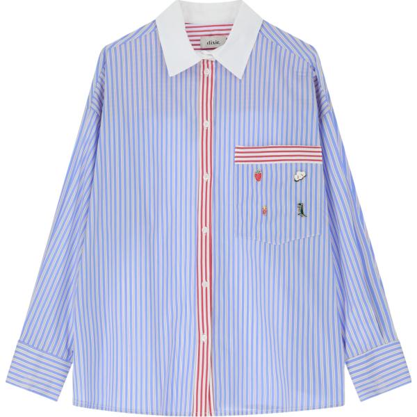 camicie Dixie viola a righe