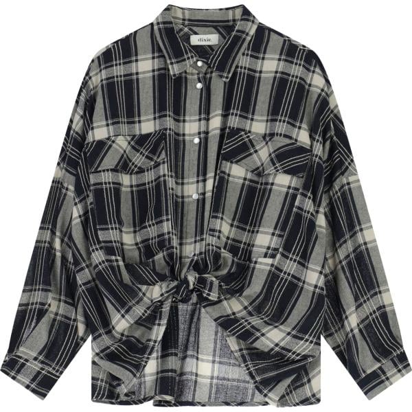 camicie Dixie nero a quadri