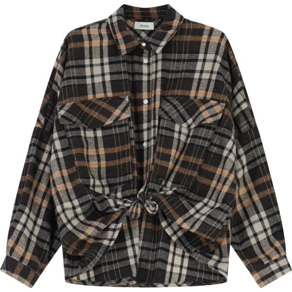camicie Dixie marrone a quadri