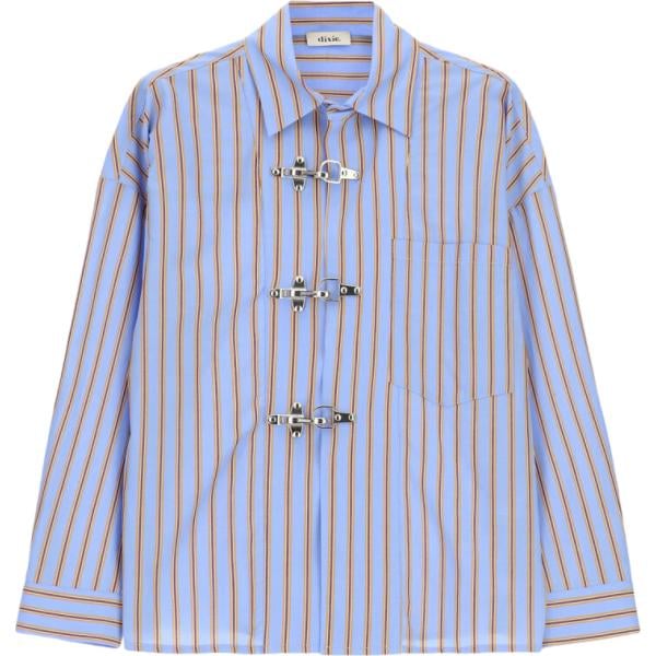 camicie Dixie blu a righe